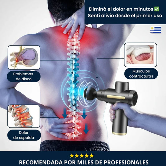 Pistola Masajeadora – Alivio Muscular Instantáneo en Casa