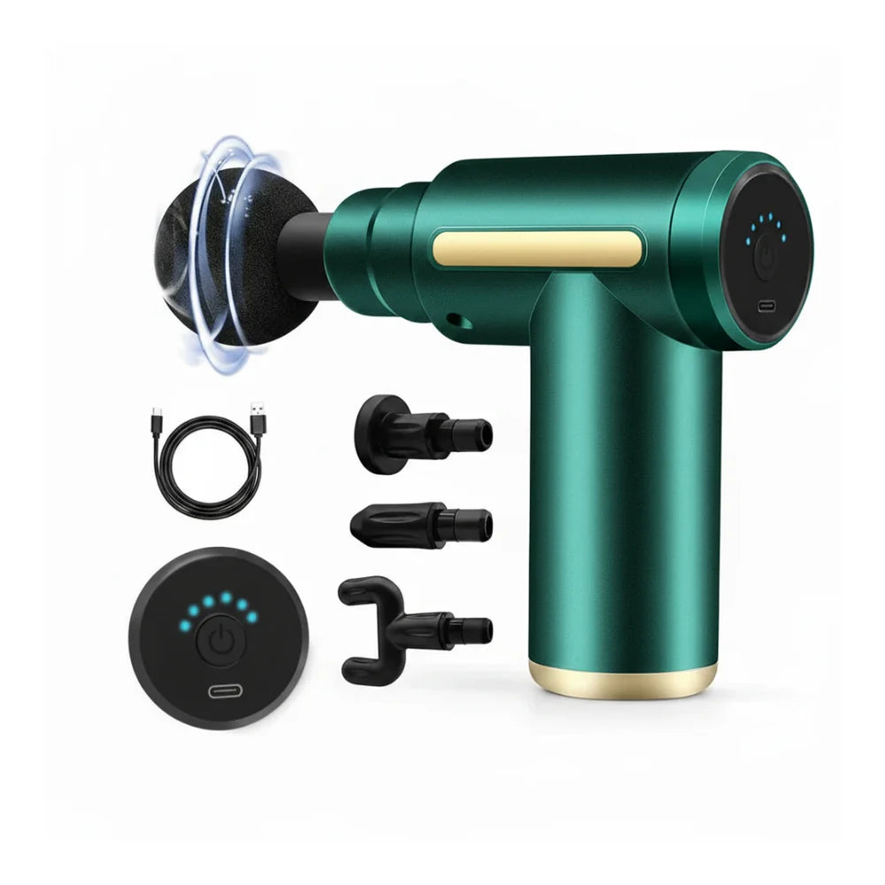 Pistola Masajeadora – Alivio Muscular Instantáneo en Casa